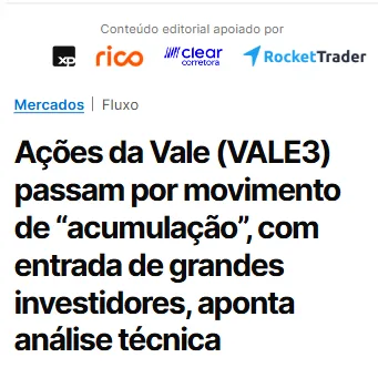 ações vale